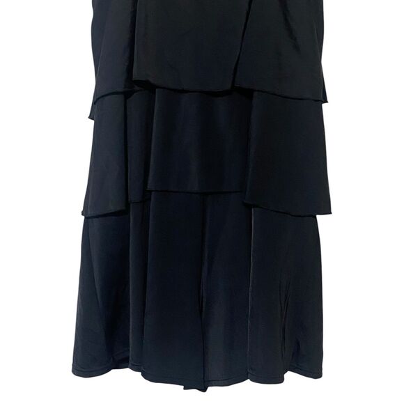 Fit 4 U Womens Size 20W Tiered Ruffle Swim Romper One Piece Swimsuit Black - Picture 11 of 14